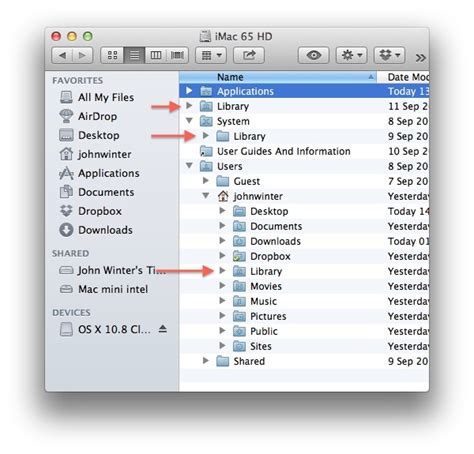 How To Reveal Your Library Folder In Lion Or Mountain Lion
