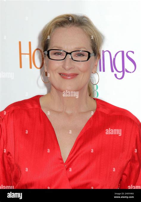 Meryl Streep Attending The Hope Springs New York Premiere Steven Bergman Stock Photo Alamy