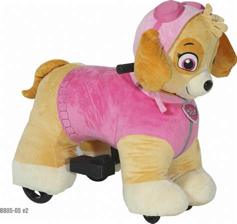 Paw Patrol 6 Volt Plush Skye Ride On With Pup House Included By