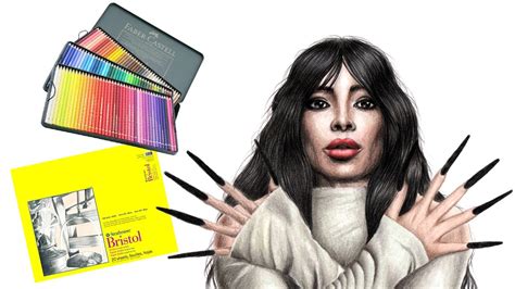 How To Draw Loreen In Faber Castell Polychromos Colored Pencils Youtube