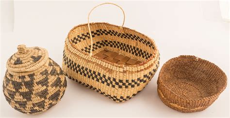 Three Native Baskets