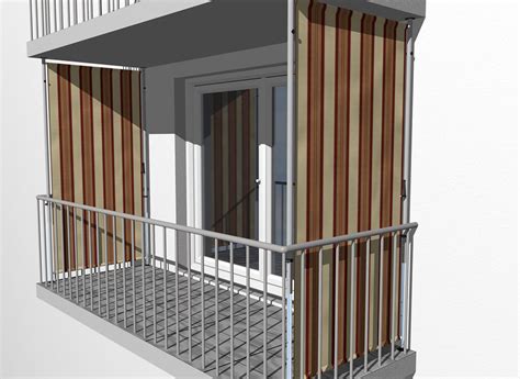 Moderner balkon mit überdachung und schiebetüren aus lochblechen. Balkon-Sichtschutz Design Nr. 8600 beige-creme