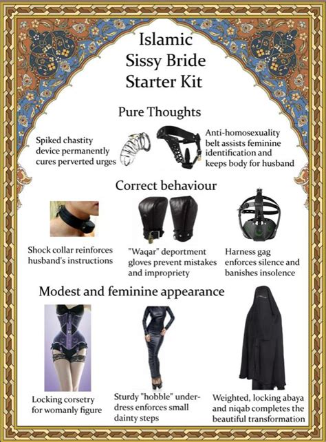 Islamic Sissy Bride Starter Kit Itsafetish