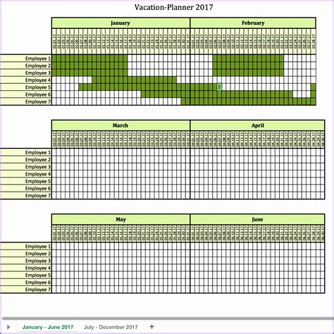 12 Vacation Calendar Template Excel Excel Templates Excel Templates