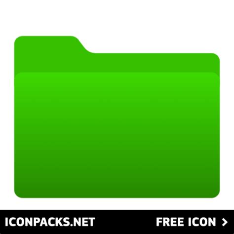 Folder Green Green Folder Icon Png Free Transparent Png Clipart Images