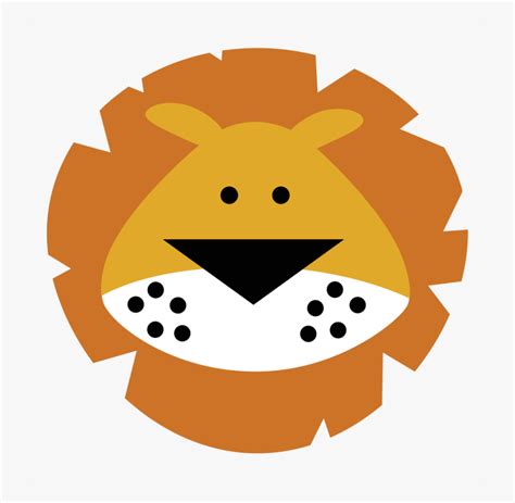 Cute Cartoon Lion Head Free Transparent Clipart Clipartkey