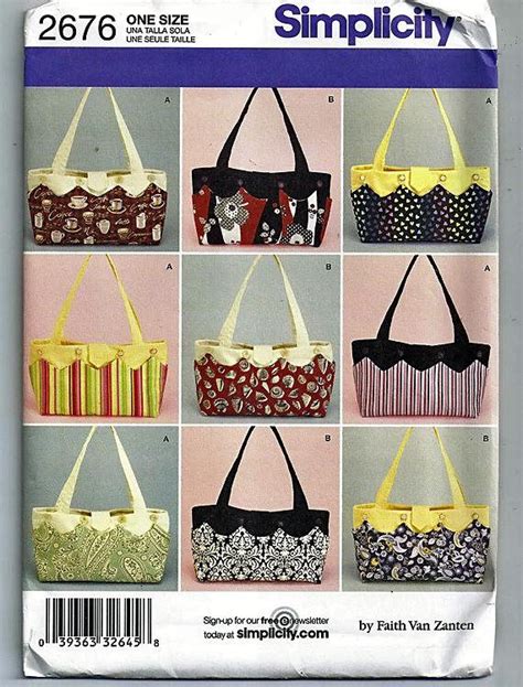 Bags And Bag Covers Original Simplicity Uncut Sewing Pattern Etsy