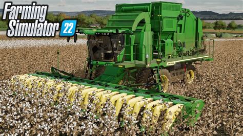 Best Cotton Harvester In Farming Simulator 22 Youtube