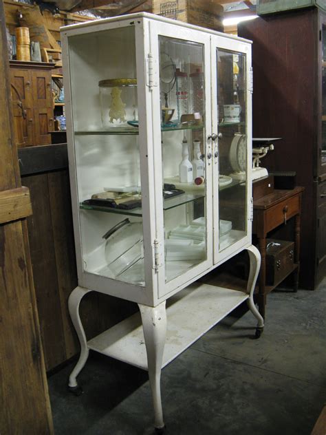 Beautiful Antiquevintage Medical Cabinet In White Via