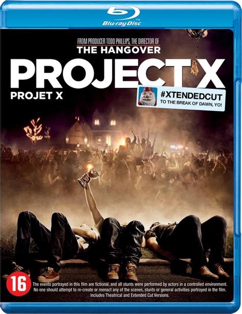 Project X Blu Ray Dvds