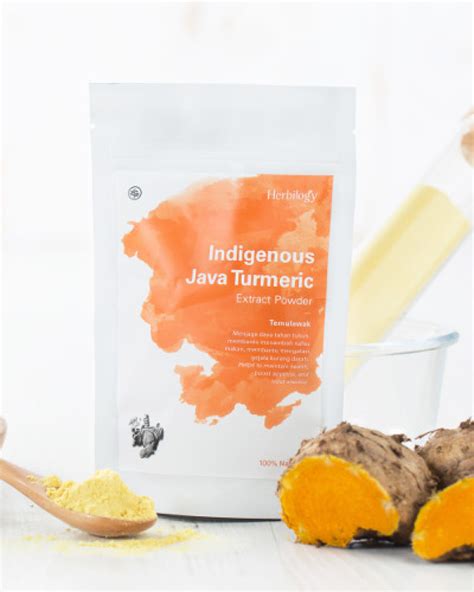 Herbilogy Indigenous Java Tumeric Extract Powder Temulawak Gr