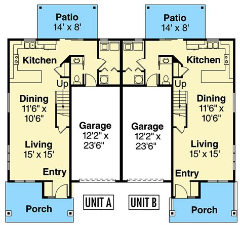 Different duplex plans often present different bedroom configurations. 8 Photos 3 Bedroom Duplex Floor Plans With Garage And View ...