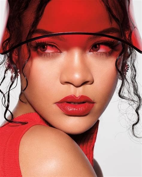 Rihanna Fenty Icon Lipstick Beauty Campaign Photos Rihanna Fenty