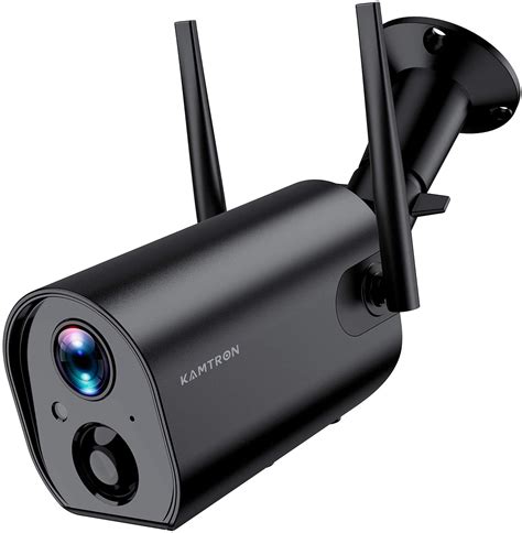 Quick and easy installation means your home will be secured in minutes. Wireless Outdoor Security Camera, KAMTRON Rechargeable ...