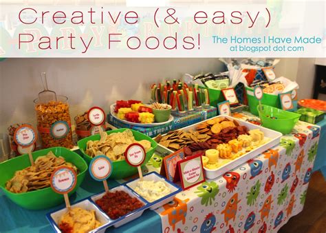 Monster Party Spotlight On Food The Homes I Have Made