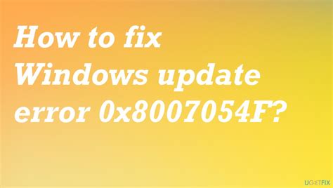 How To Fix Windows Update Error X F