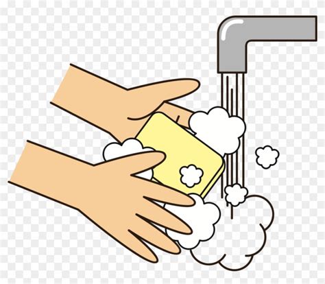 Washing Hands Clipart Collection Of With Soap Transparent Hd Png