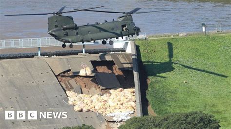 Whaley Bridge Dam Wall Collapse In Pictures Bbc News