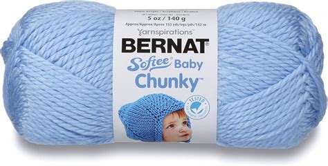 Bernat Softee Baby Chunky Yarn 140g Clear Skies Blue Uk