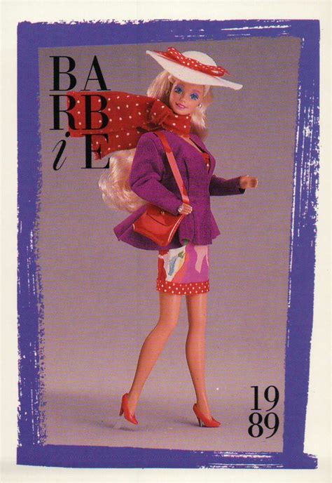 Barbie Collectible Fashion Card Barbie Paris Pretty Fashions 1989 Ebay Barbie Collection