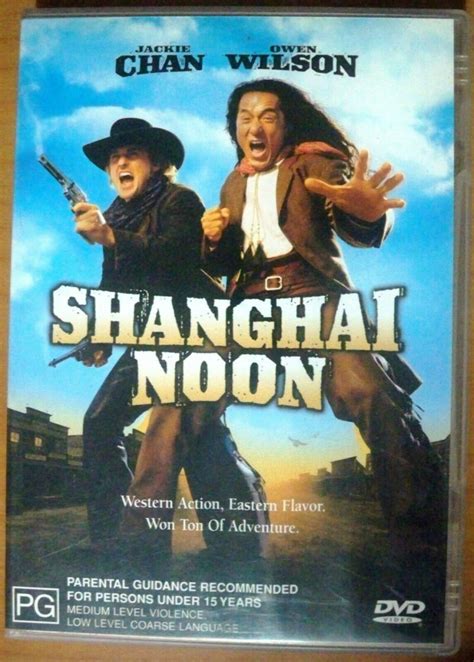 Shanghai Noon Dvd Jackie Chan Owen Wilson Carlas Big Book Shed