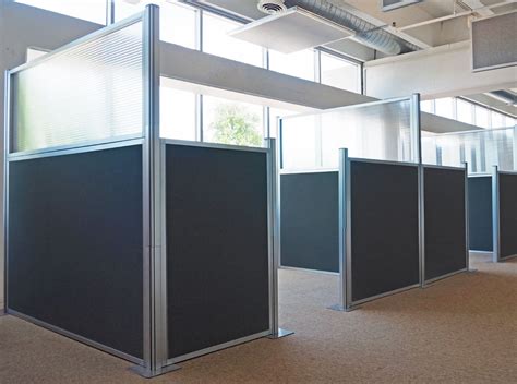 Portable And Acoustic Partition Hush Panel™ Configurable Cubicle Partition Cubicle Partitions