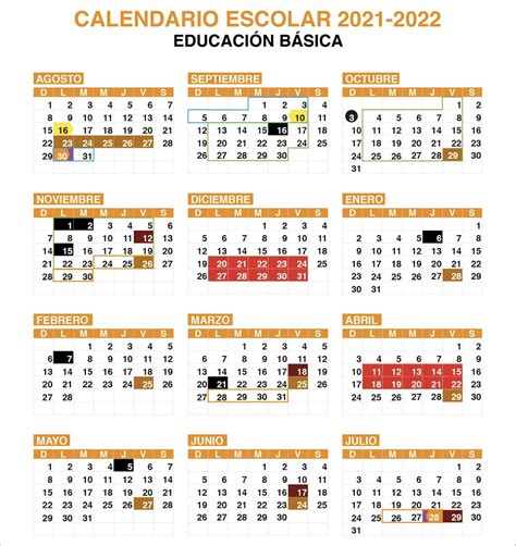 Atencion Sep Publica El Calendario Del Ciclo Escolar 2021 2022 Images