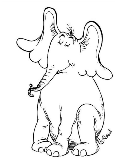 Dr Seuss Coloring Pages Horton Hears A Who - High Quality Coloring - Coloring Home