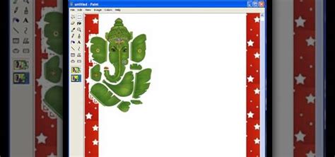 If you want to modify an existing template, you must first select it in the new section in the file tab. How to Make a greeting card for Diwali in Microsoft Paint ...