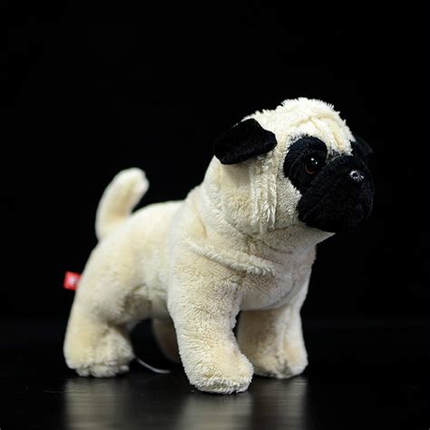 Small Super Soft Pug Puppy Dog Plush Toy Stuffed Animal Real Life Plush