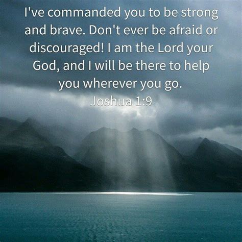 Joshua 19 Esv 9 Have I Not Commanded You Be Strong And Courageous