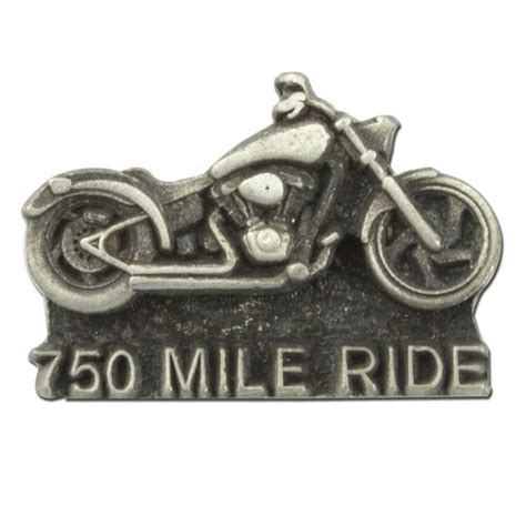 Motorcycle Mile Ride Pins Biker Pins Made In Usa