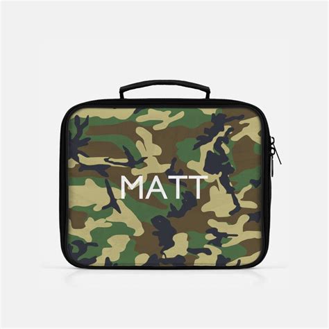 Camo Lunch Box Camouflage Lunch Box Personalized Lunch Box Etsy