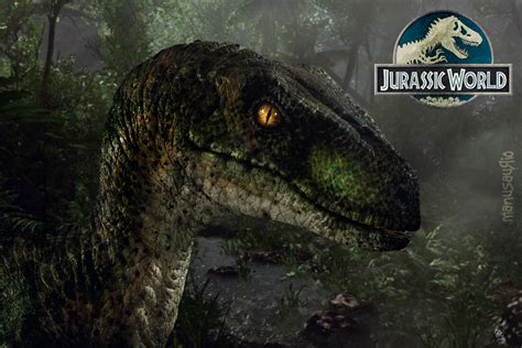 Jurassic World Raptor By Manusaurio On Deviantart