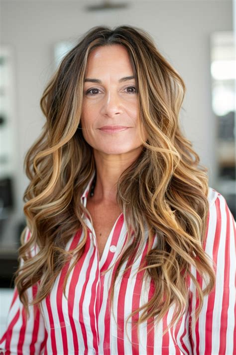 16 Flattering Long Hairstyles for Women Over 50