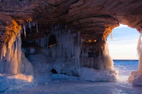 Recent Freezing Temps Have Revealed Lake Superiors Secluded Ice Caves
