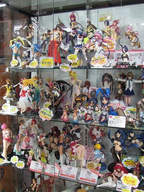 Raunchy Anime babes at a shop in Akihabara, Tokyo Japan ...