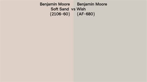 Benjamin Moore Soft Sand Vs Wish Side By Side Comparison