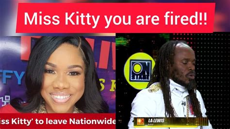 Miss Kitty Fired From Nationwide La Lewis Explain Why Lalewis Misskitty Jamaica Youtube