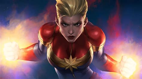 Captain Marvel Thanos Superheroes Hd Artist Artwork Digital Art Artstation