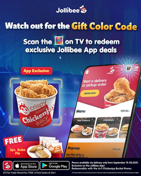 Jollibee Launches T Color Code Redeemable Via Mobile App