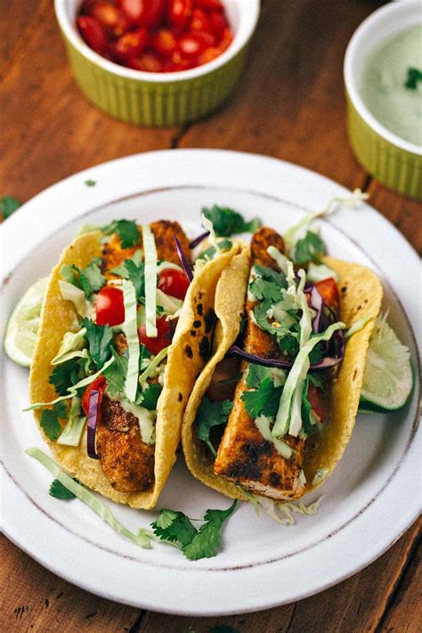 Don't wait for #tacotuesday to devour these blackened mahi mahi fish tacos! Blackened Mahi Mahi Fish Tacos with Avocado Sauce ...
