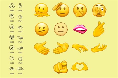Next Emojis Will Include Melting Face Biting Lip Heart Hands Troll And More