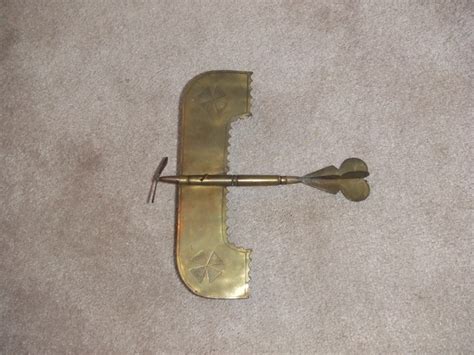 Ww1 Trench Art German Taube Airplane C 1916 Collectors