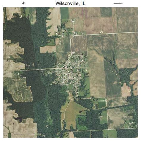 Aerial Photography Map Of Wilsonville Il Illinois