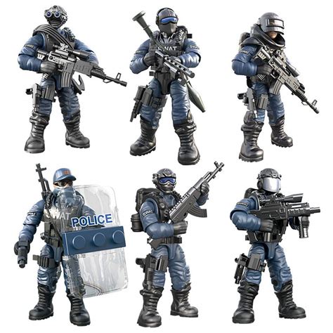 Buy Yeibobo Special Forces Mini Action Figure With Weapons And