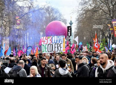 National Protest Day Against Retirement Law Project Of Emmanuel Macron