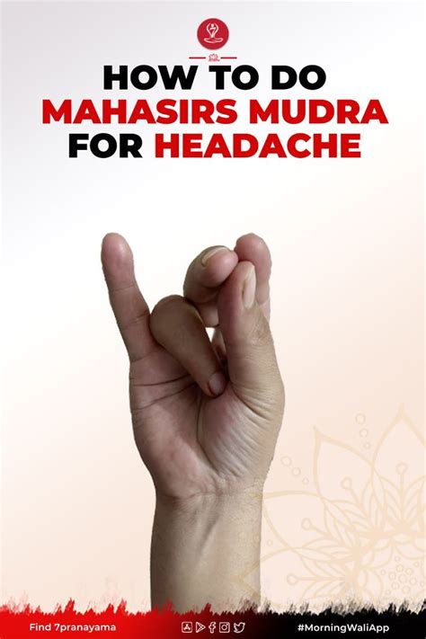 Mahashirsha Mudra Tension Relief Tension Headache Headache Relief