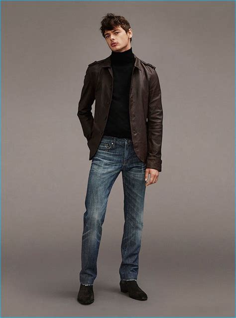 Jacob Morton Goes Casual With Frame Denim Leather Jacket Outfit Men