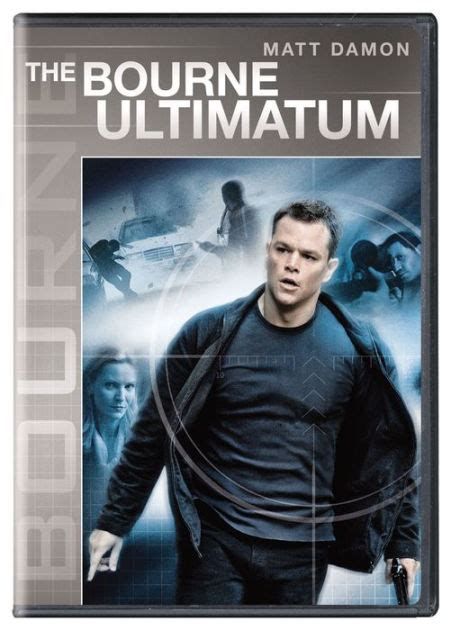 The Bourne Ultimatum By Paul Greengrass Matt Damon Julia Stiles